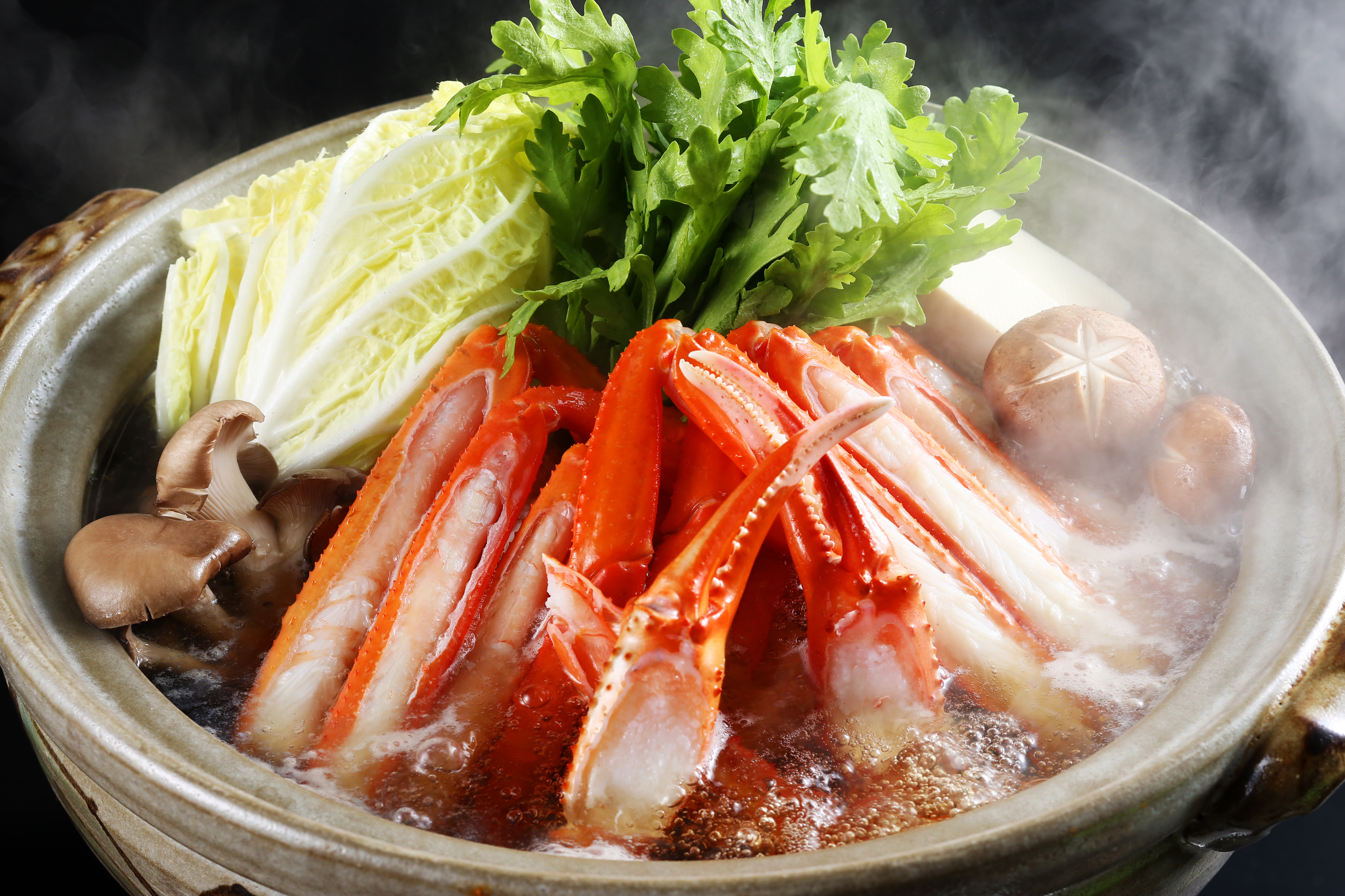 調理済み香住ガニカニスキセット（甲羅付2匹分）