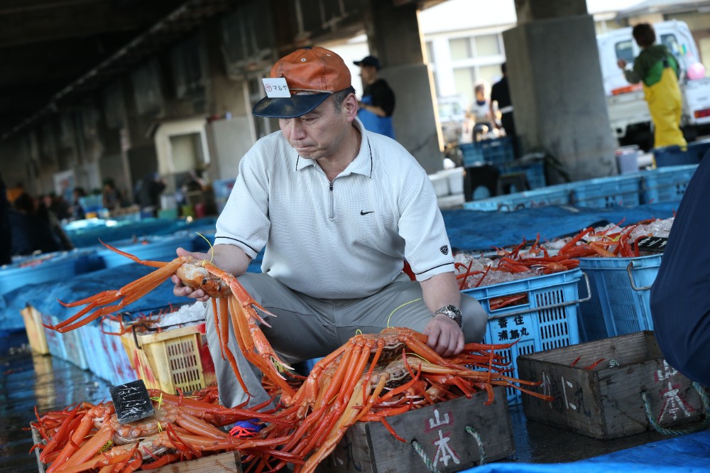 香住ガニ　カニスキセット（ダシ付き）小4肩